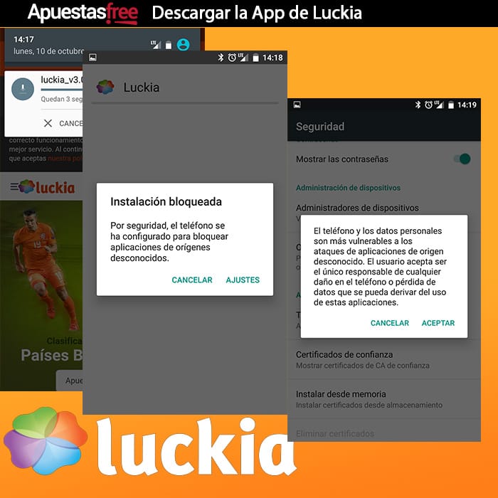 app luckia android