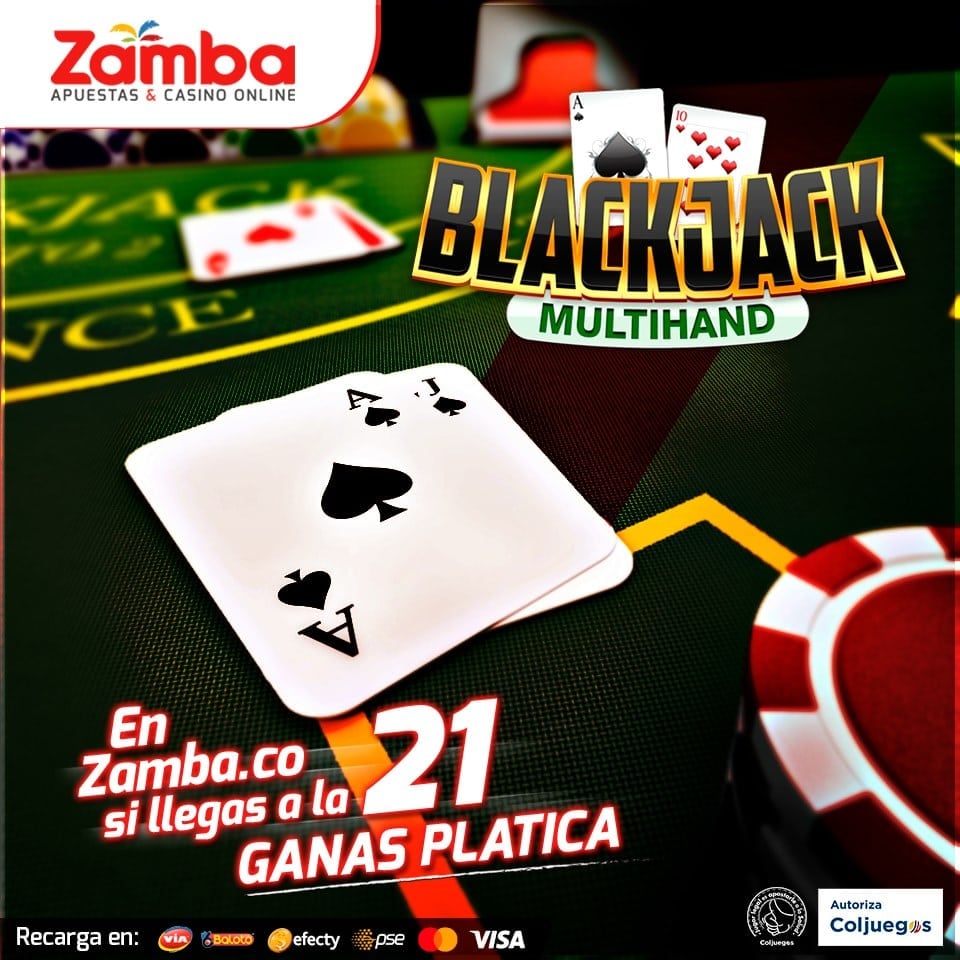 Blackjack en Zamba Colombia