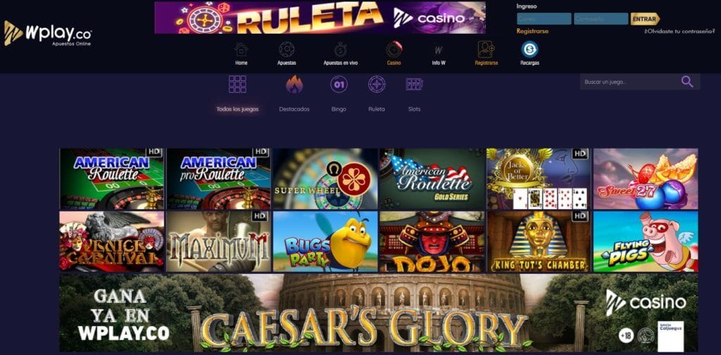 Wplay Colombia casino