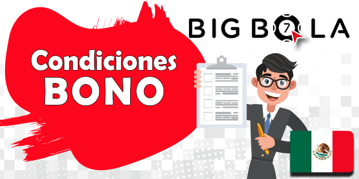 condiciones bigbola en su bono de bienvenida y codigo promocional