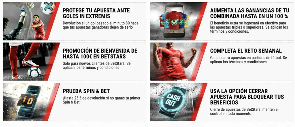Betstars ofertas y promociones