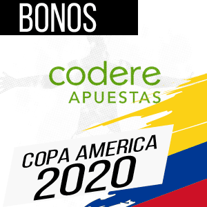 codere mejor bono copa america 2020 colombia