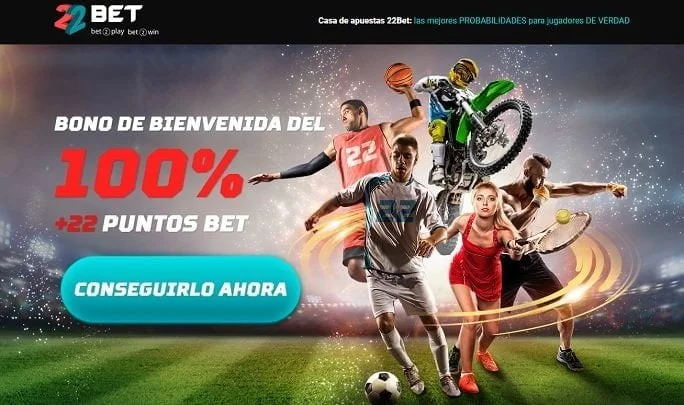 22bet bono apuestas deportivas