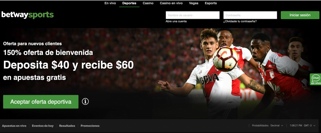 betway ingresos