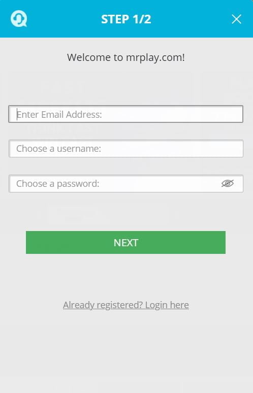 How to register with mr.play