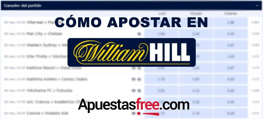cómo apostar en william hill