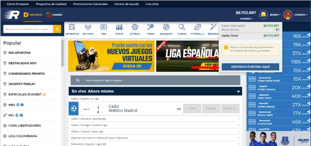 rushbet apuestas deportivas