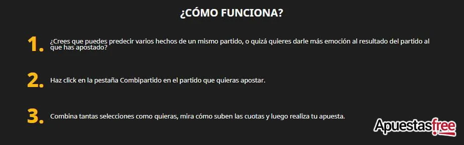 cómo hacer combipartido en betfair