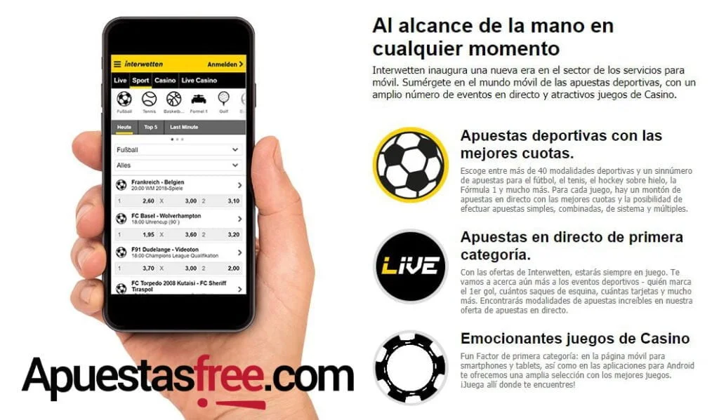 descargar app de interwetten