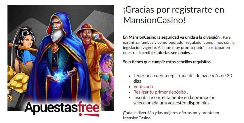 verificar identidad mansion casino