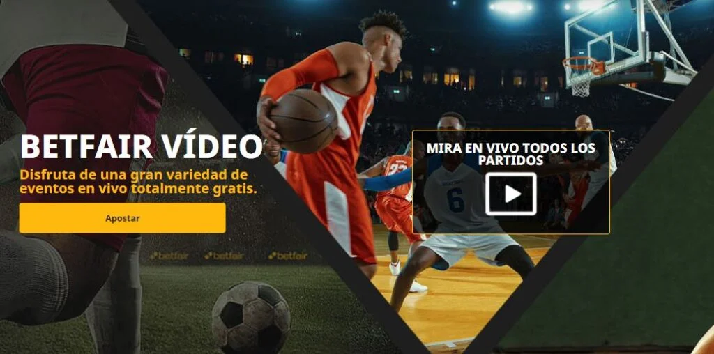 ver partidos en betfair vídeo