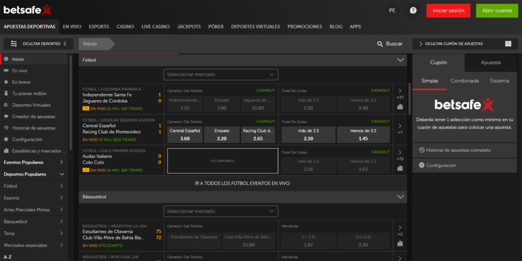 betsafe bono apuestas combinadas