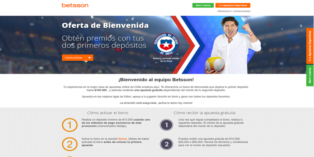 betsson bono para futbol