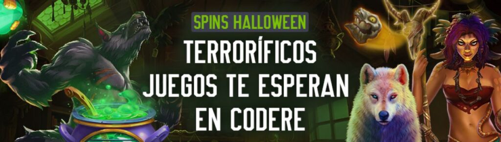 spins halloween codere