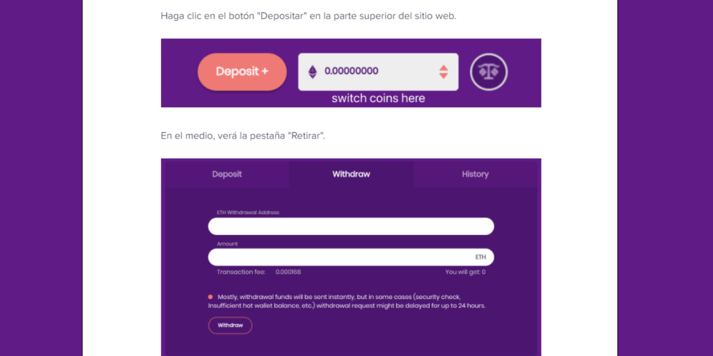 trustdice como retirar dinero