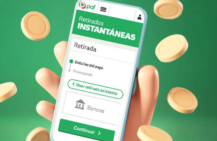 retiradas instantáneas en paf