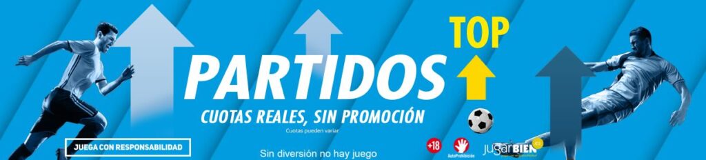 cuotas partidos top suertia