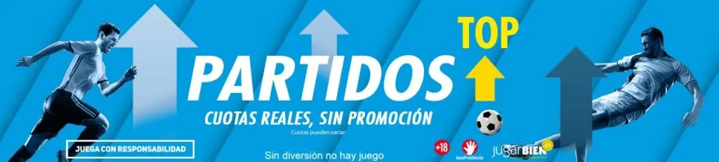 cuotas partidos top suertia