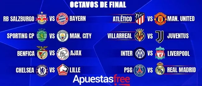 OCTAVOS FINAL CHAMPIONS LEAGUE