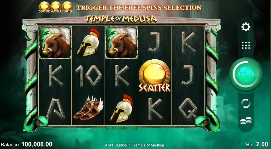 temple of medusa slot