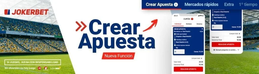 crear apuesta jokerbet