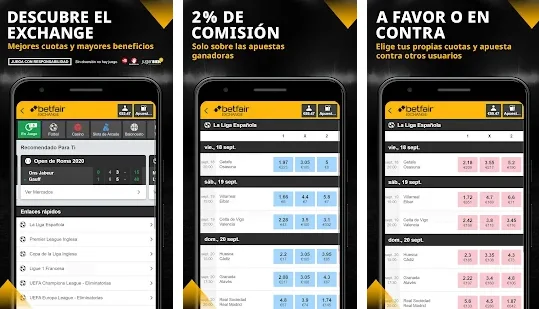 exchange app betfair