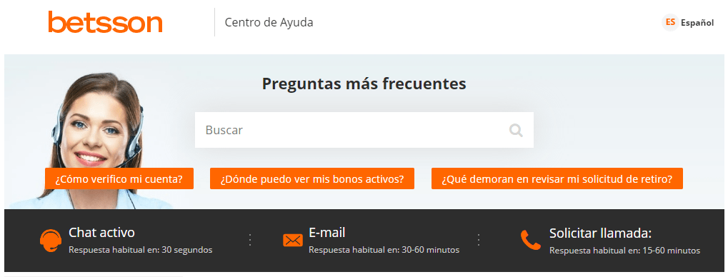 atencion al cliente de betsson