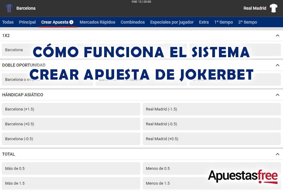 cómo crear apuesta jokerbet