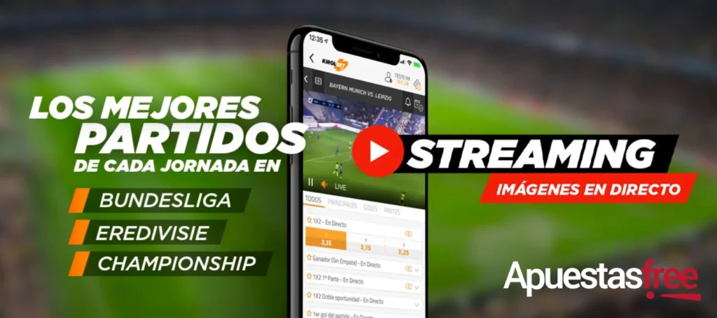 ver partidos app kirolbet