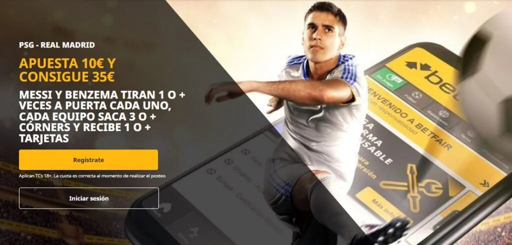 apuesta especial betfair psg - madrid
