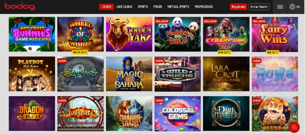 bodog bono para slots