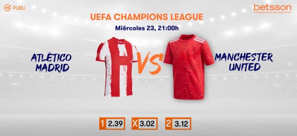 betsson cuotas especiales champions