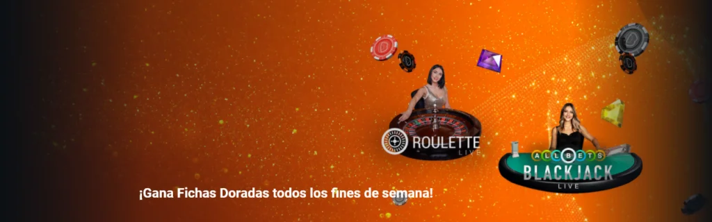 Betano fichas doradas