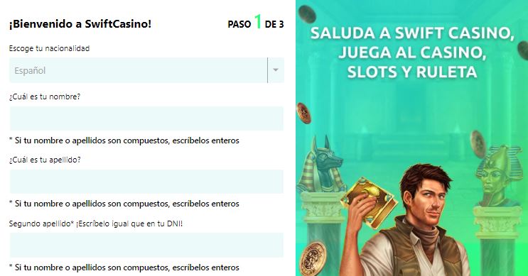 registro swift casino