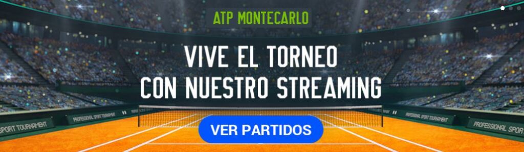 ver el ATP Masters 1000 montecarlo tenis online