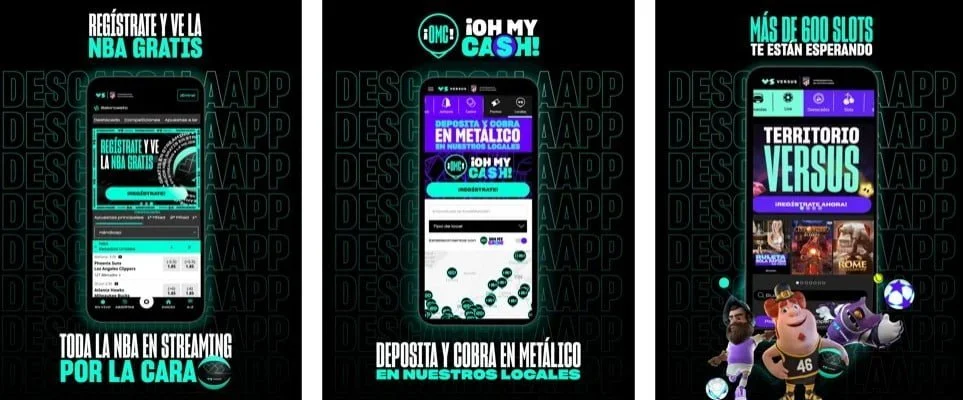 versus app casino bingo