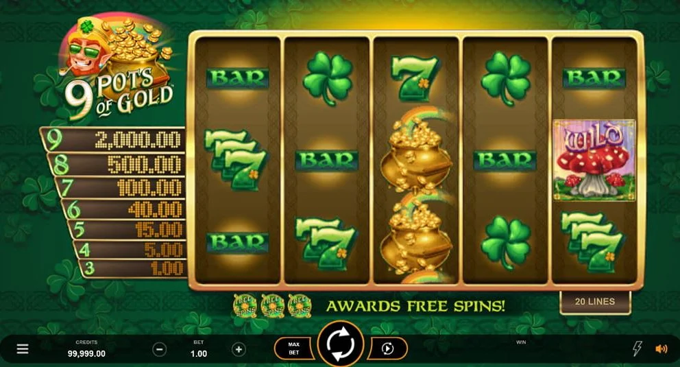 9 pots of gold slot