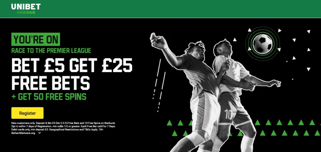 Unibet Football League Championship Bonus