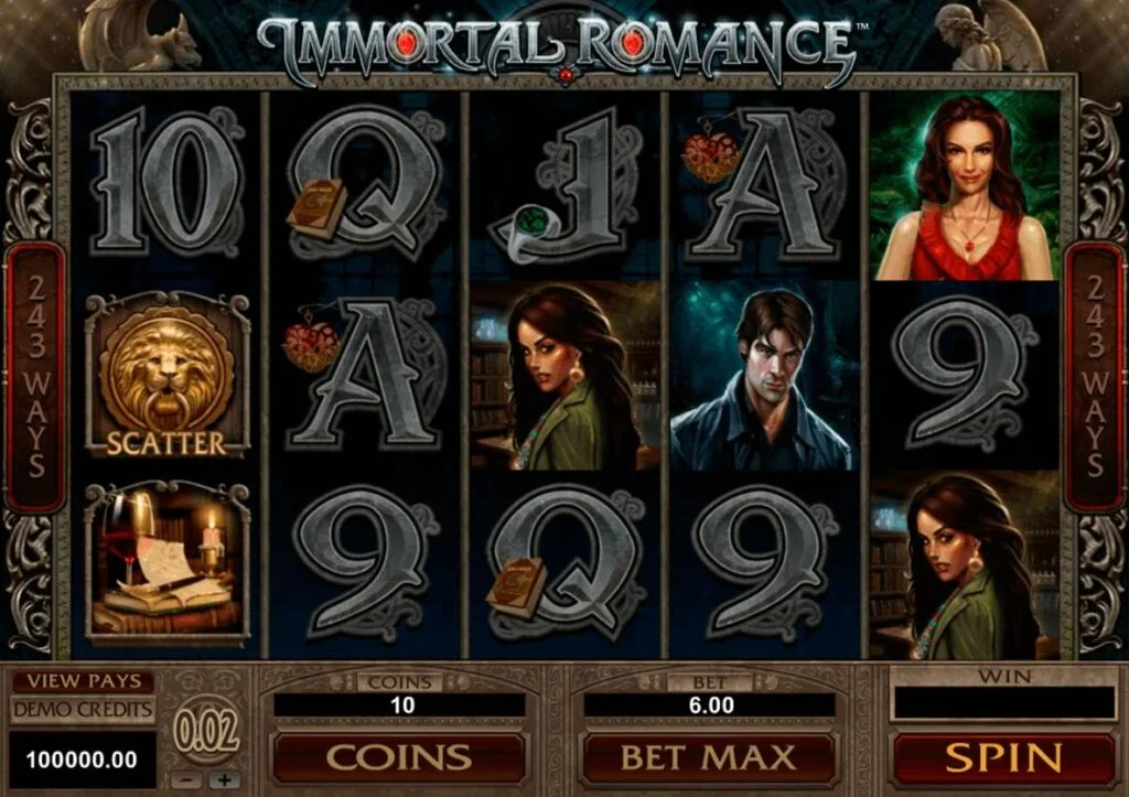 immortal romance slot