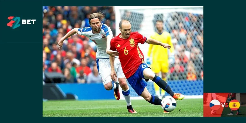 22bet republica checa y españa