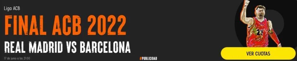 apuestas 888sport real madrid - barcelona acb