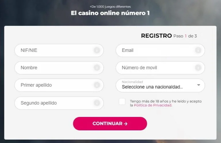 registro casino gran madrid