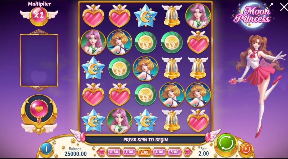 moon princess casumo