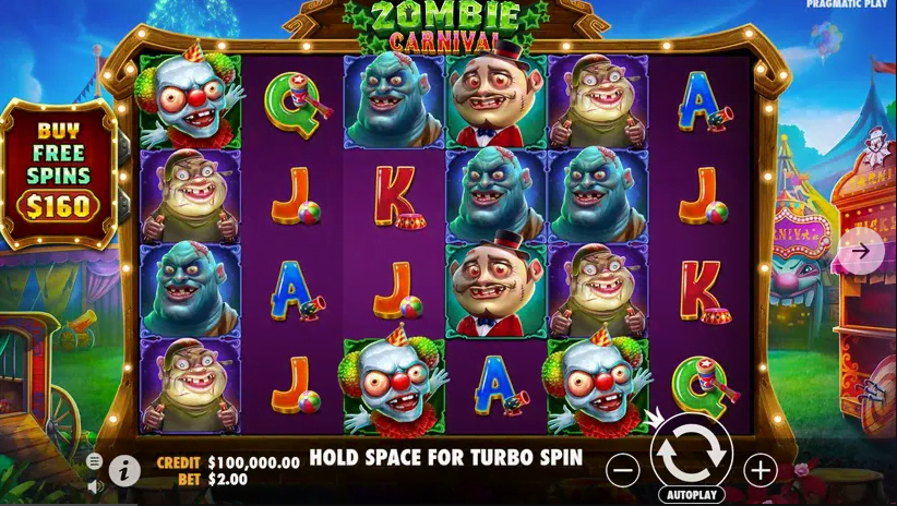 zombie carnival casino gran madrid