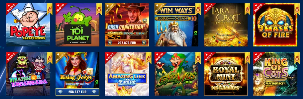 nuevas slots AdmiralBet
