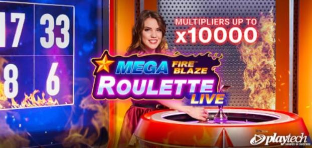 mega fire blaze roulette live