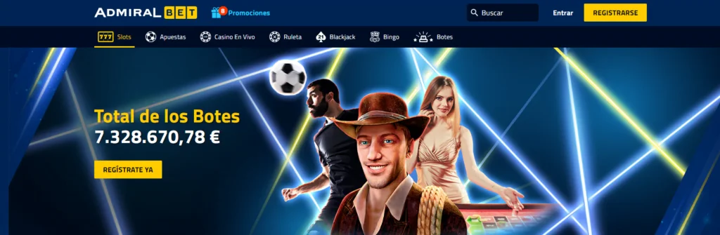 registrarse casino admiralbet