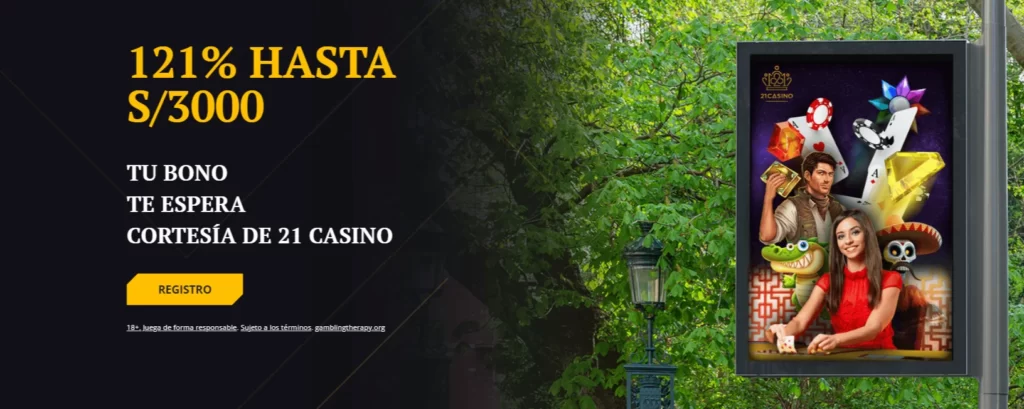 21casino bono live casino