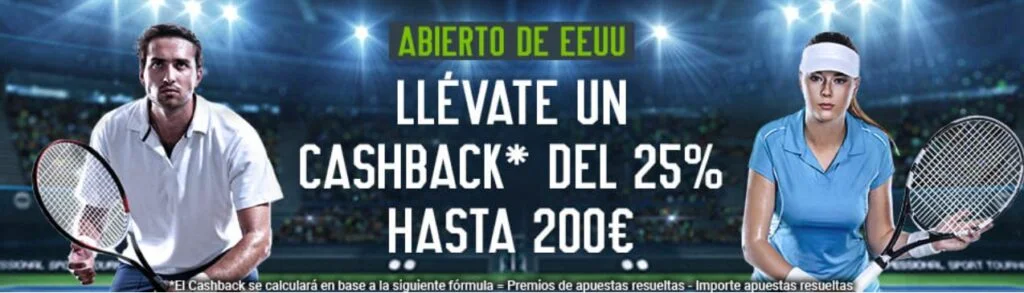 promoción cashback codere us open 2022