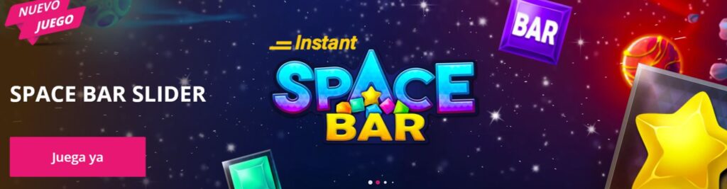 slot wanabet space bar slider